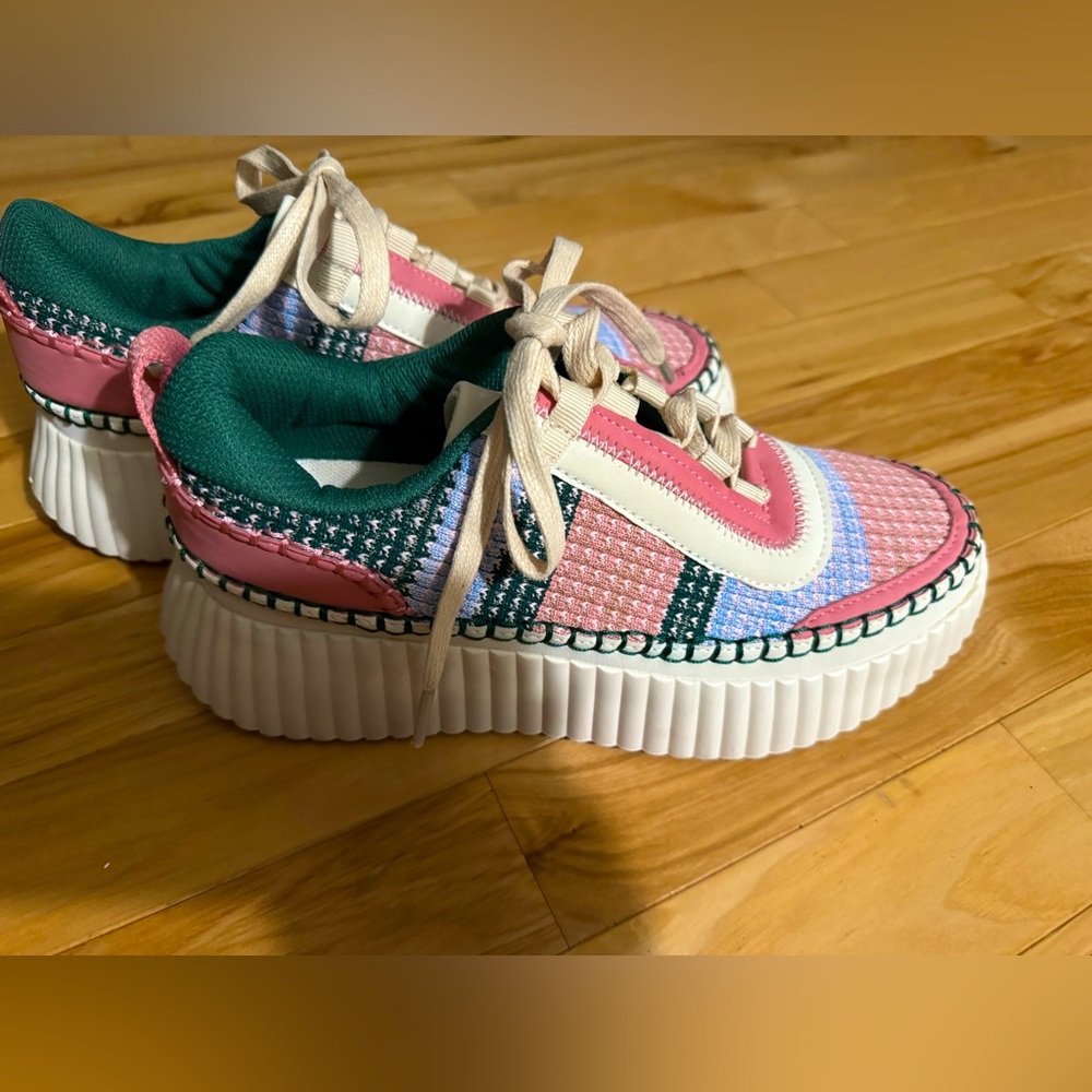 Jelly POP Pink Multi Duchess Sneaker - BRAND NEW